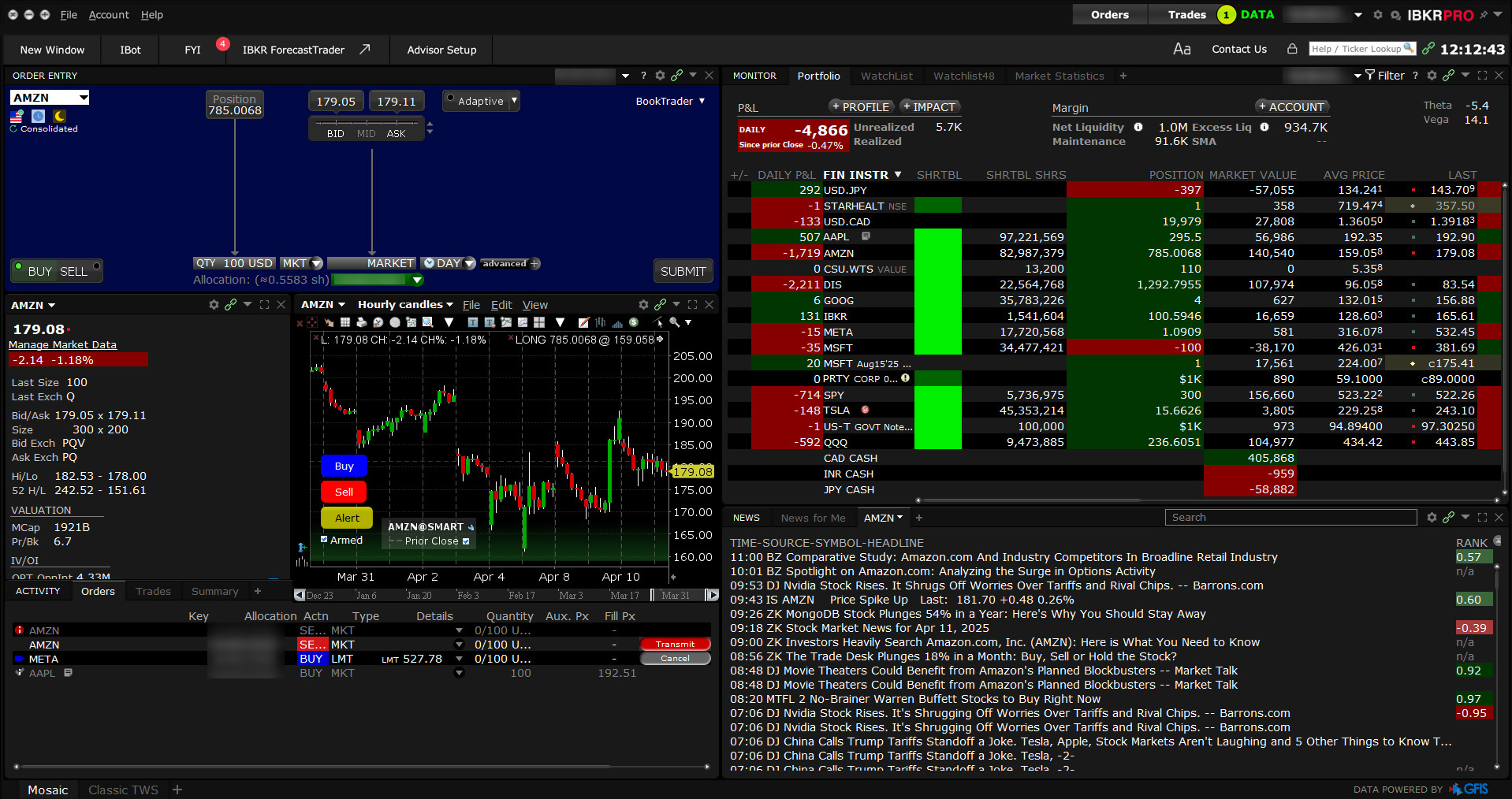 VoipMS Desktop application workspace